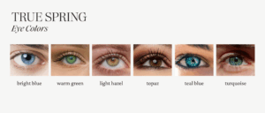 true spring eye colors